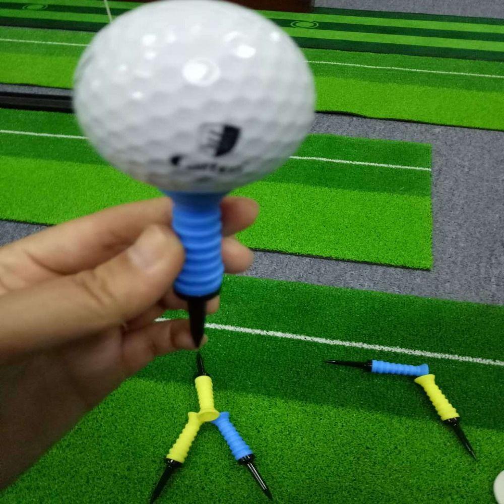 Bulk Colored Golf Ball Support Rubber Golf Tees Stability Tee Holder Golf Cross Nails Golf Tees