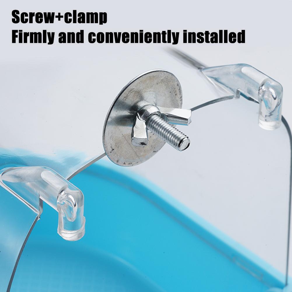 Hanging Bird Bath Cube Parrots Bathtub Bath Shower Box Cage Accessory For Bird Hamster Plastic Shower Basin Shower Caged