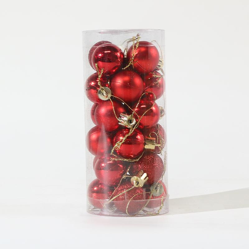 1 Box Weihnachtskugeln Christbaumschmuck Kugel Weihnachten Hängende Baumanhänger Heimpartydeko 2025 Neujahrsgeschenk Noel Navidad