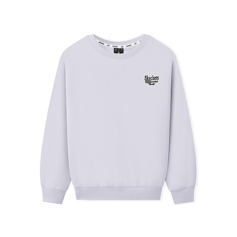 Skechers FW25 Knitted Warm Pullover Long Sleeve Sweatshirt Unisex sweatshirt L325U041-04PG M