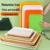 Rectangular Thickened Melamine Serving Tray