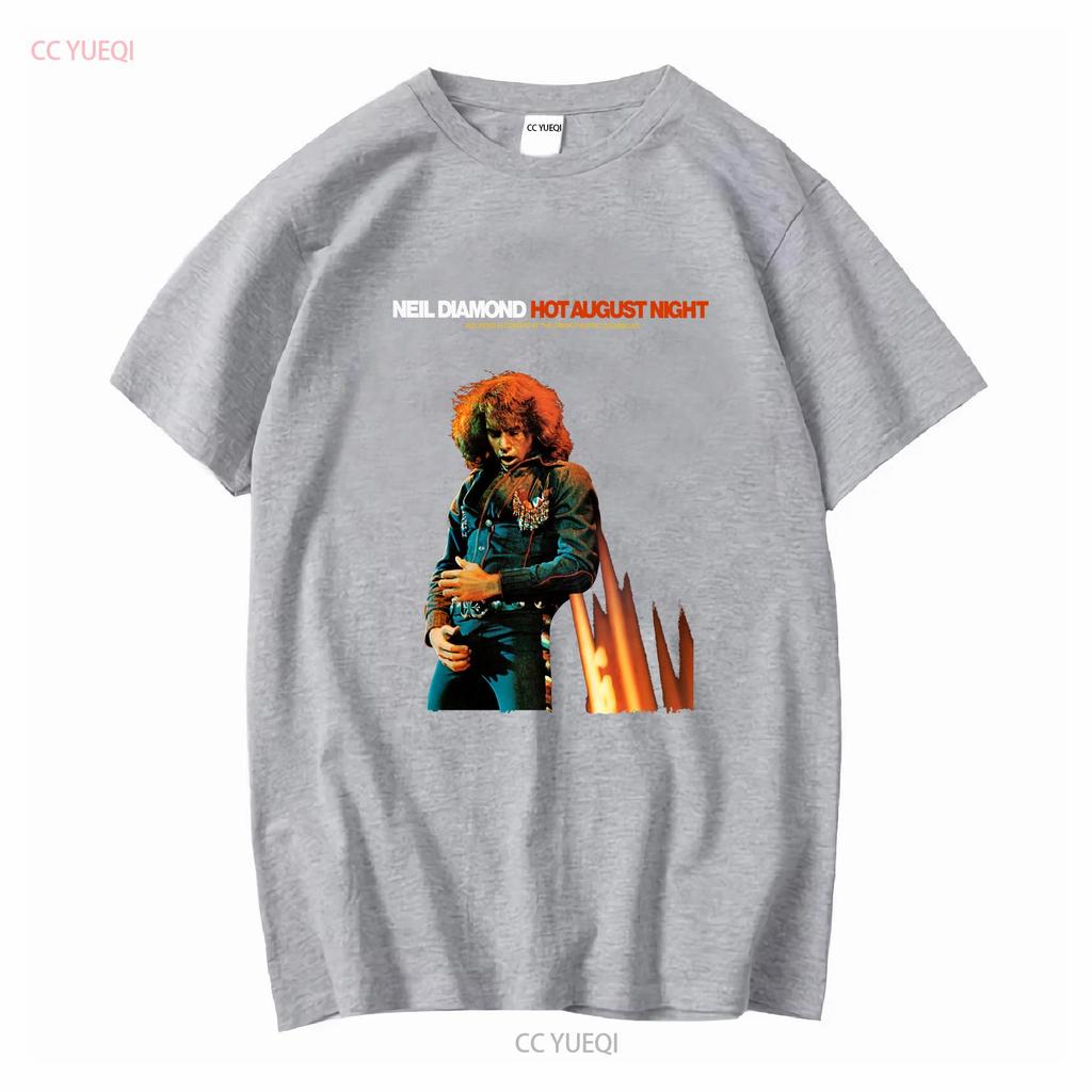 Hot August by Night Neil Diamond T Shirt Crunchy Granola Suite Cracklin' Rosie Long or Short Sleeves Vintage Washed Slightly