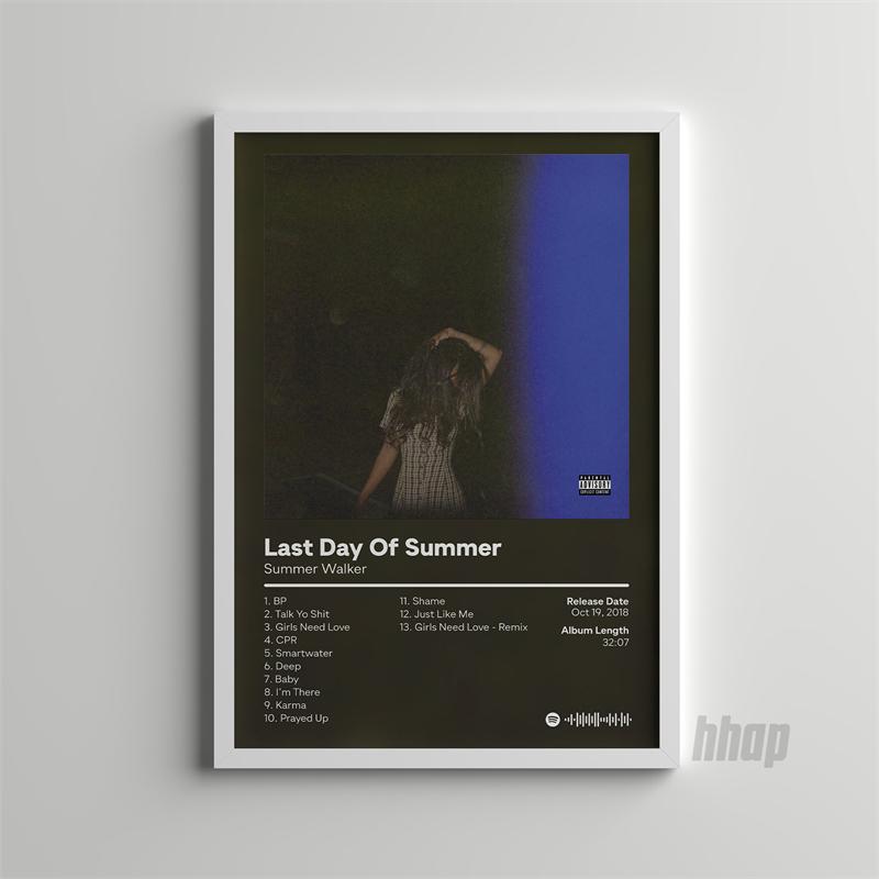 Pop Rap Musik Album Cover Künstler Summer Walker Poster Rapper Hip Hop Rock Still Over It Leinwand Kunst Raum Home Wand Dekor Bild