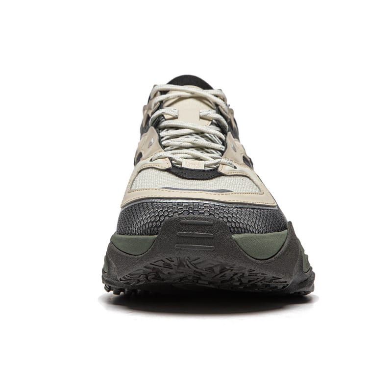 Li Ning CF Tracing Collection, Qianhangce SS Cushioning Rebound Low Top Casual Shoes Men's Black Gray AGLU141-4