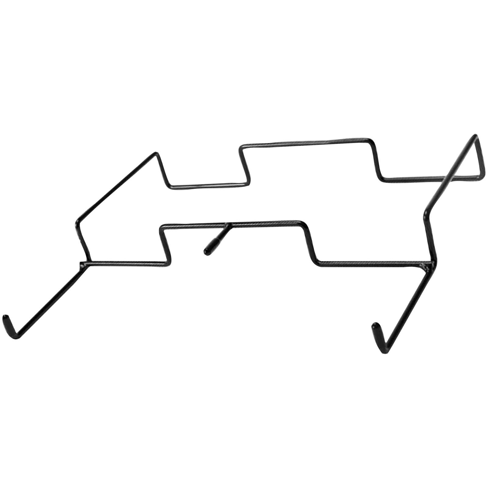 

Кухонный бытовой мусорный подвесной органайзер для улицы из нержавеющей стали и железа для кемпинга, пикника, держатель для мусорных пакетов One Size чёрный