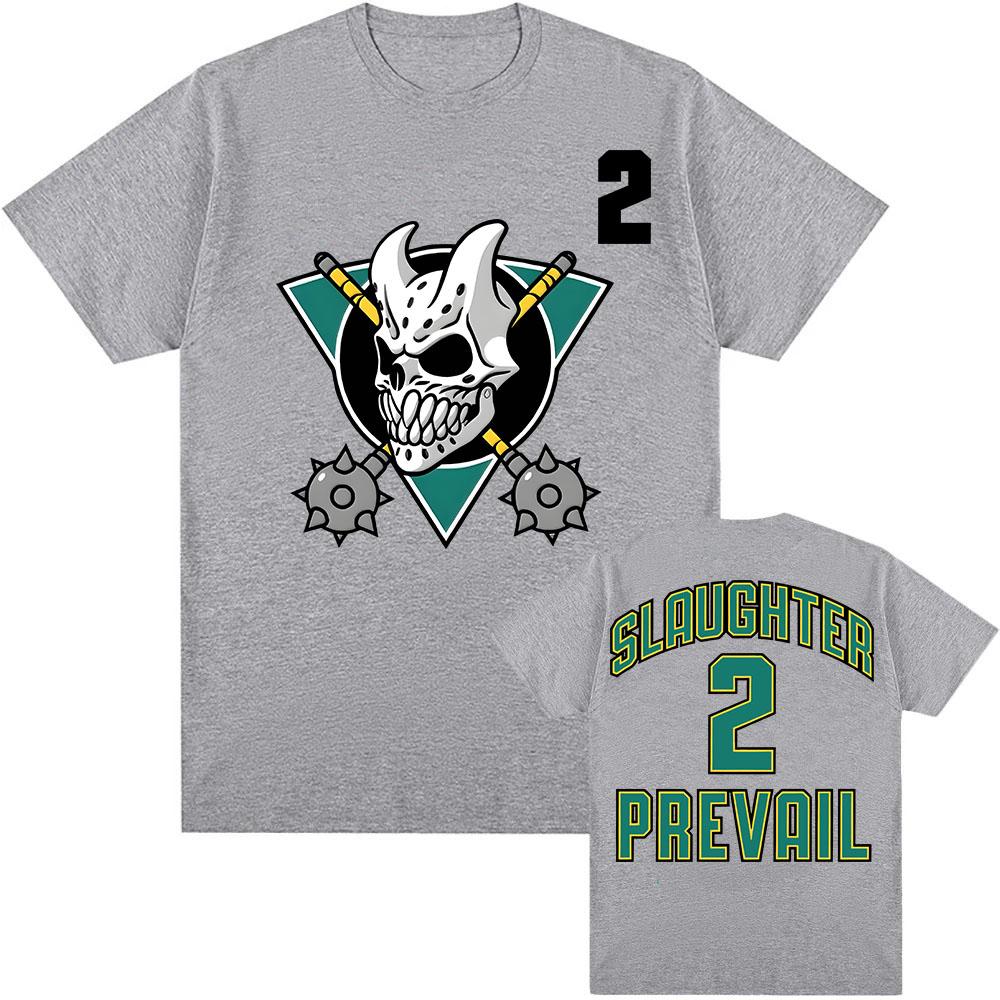 SLAUGHTER TO PREVAIL Hockey Tshirt Short Sleeve Cotton Oneck Fashion Tshirts Unisex Women Clothing Unisex Streetwear Hip Hop Tops