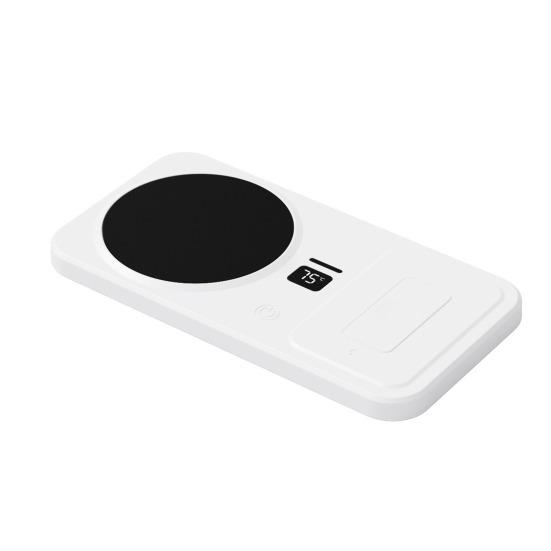 Kaffekoppvarmer med trådløs lader 3 justerbare temperaturinnstillinger Automatisk avstenging Drikkebrikke Smart koppvarmer for iPhone Øretelefon Klokke