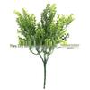 7-Branch Eucalyptus Halloween Decoration: Outdoor Potted Plastic Plant Ornament