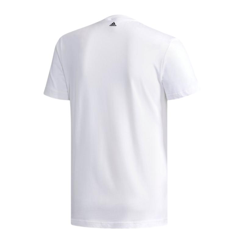adidas Breathable Comfortable Crew Neck Short Sleeve T-Shirt Men Tops White DM5214