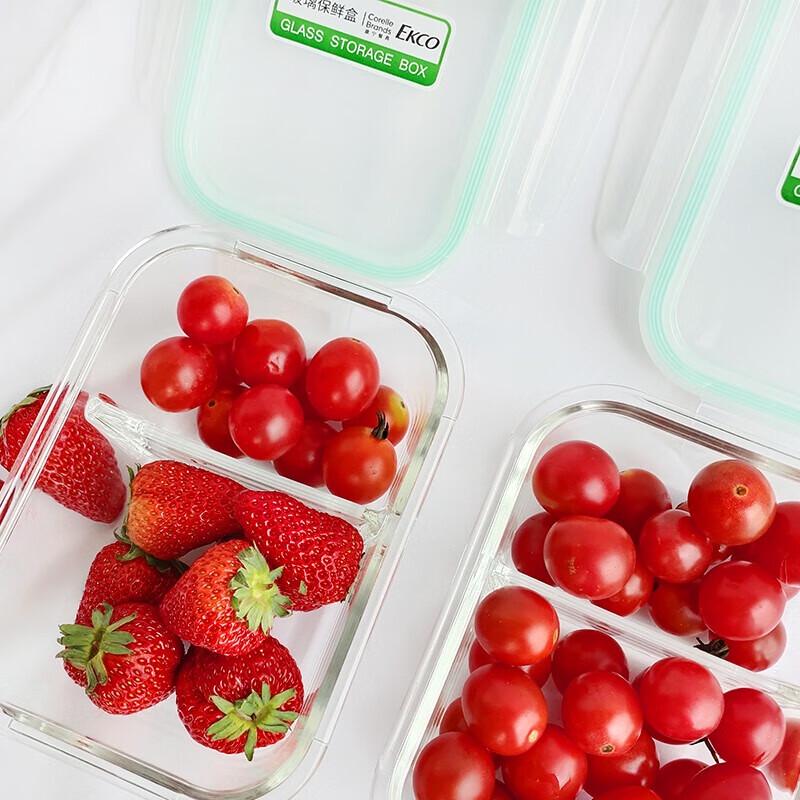 Corning EKCO Portable Glass Food Container