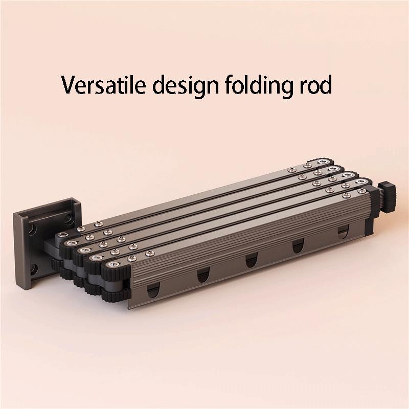 Foldable Shower Curtain Rod Set Invisible Bathroom Partition Waterproof High-End Dry Wet Separation Eye Protection Included