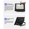 Solar Flood Light 25W IP67 Waterproof Shockproof Remote Control Energy Saving Outdoor Lighting for Farm Road