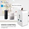 ZK50 Smart Plug 15A PC 2.4G WiFi Bluetooth Outlet with Schedule Timer Function Voice and APP Control AC US Plug
