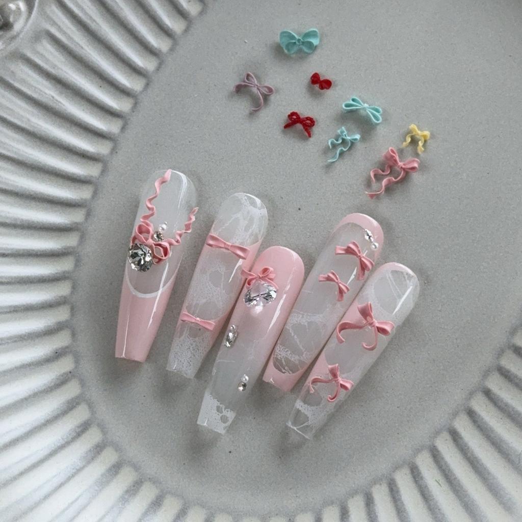 Silicone Mould for Embossed Nail Art Stickers Intricate Floral Lace Bowknot Designs Crafting Easy Application