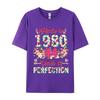 Unisex Clothing 44 Years Old Gifts 44th Birthday Made In 1980 Tshirts Geek New Coming Design T Shirt Combed Cotton Unisex Tshirt
