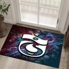 Trabzonspor FC Design Crystal Velvet Carpet Cozy Non?Slip Printed Rug For Bedroom Living Room Entrance