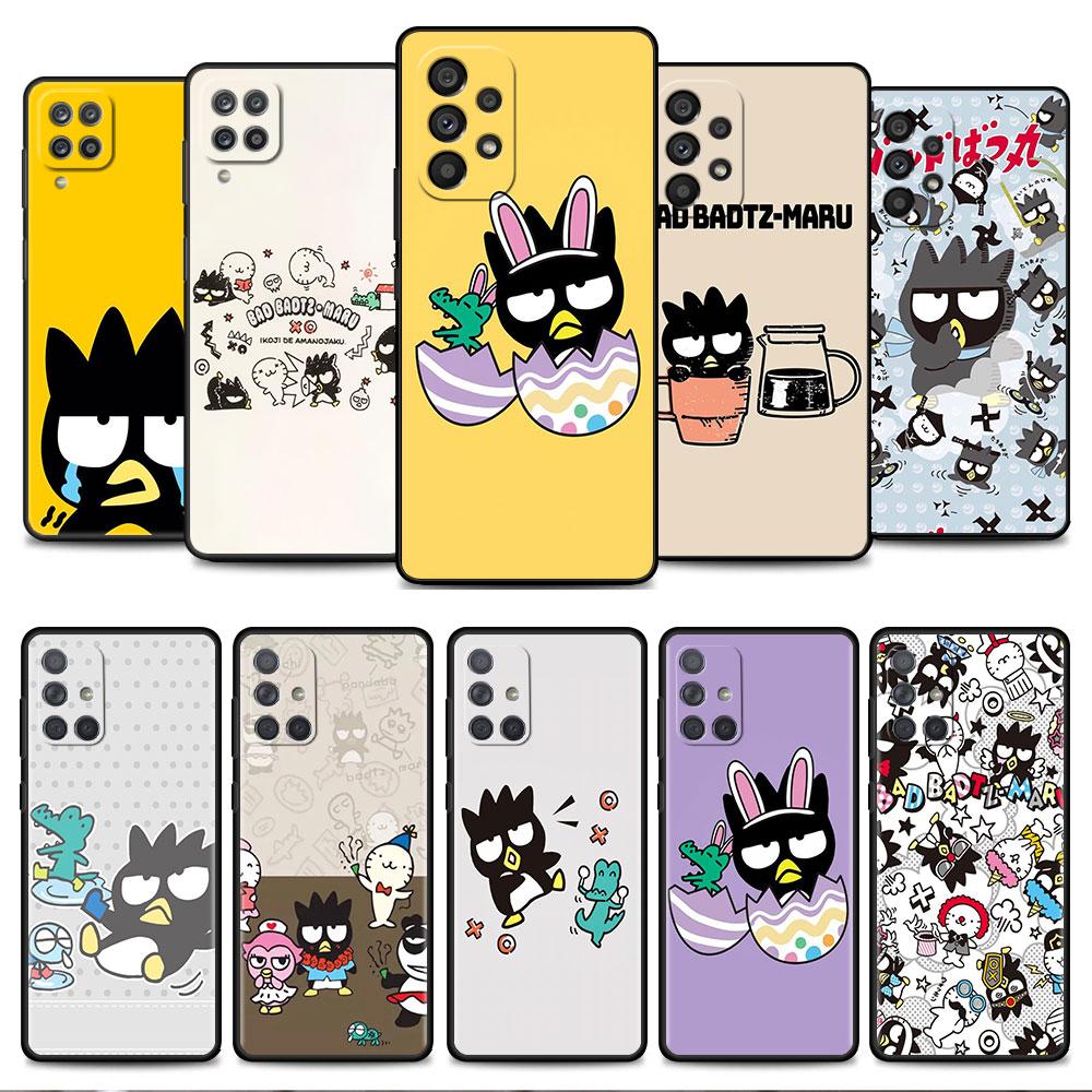 

Case For Samsung Galaxy A52 A12 A32 A51 A21s A71 A13 A53 A22 A31 A72 A03 A02s A41 Black Phone Shell Bad Badtz Maru
