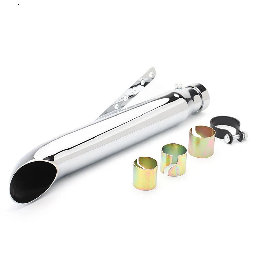 Silenziatore Universale per Scarico Moto Retro Vintage Classico Cromato Escap Moto per cg125 sr400 cb500 vt500 CM300 500 Cafe