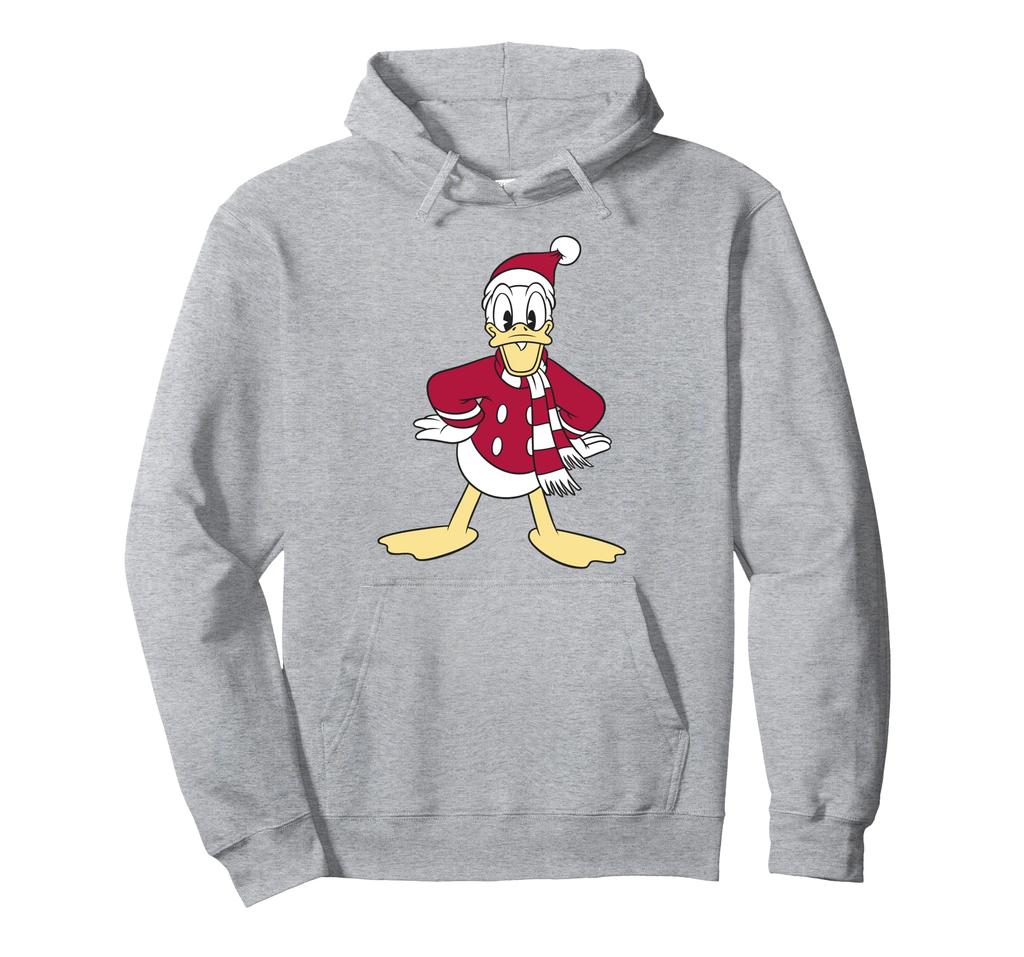 Disney Mickey and Friends Christmas Donald Duck Santa Hat Hoodie
