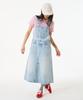 Unknown Planet Light Wash A-Line Denim Overalls