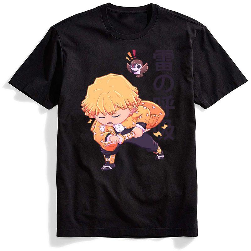 Funny Japanese Anime Kimetsu No Yaiba Demon Slayer T Shirt Men Inosuke Graphic Top Tees T