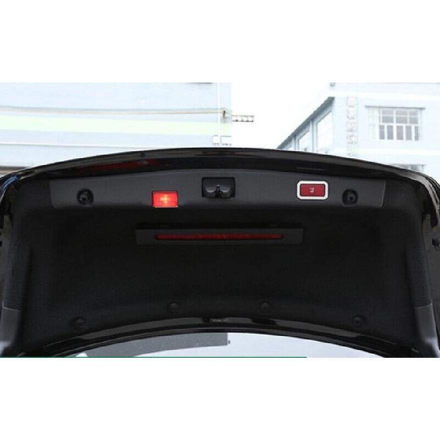 2PCS Rear Door Switch Cover Trim Matte Silver Tailgate For Benz GLK 2009-2015