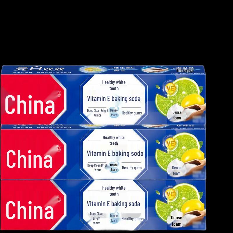 Zhonghua Vitamin C Baking Soda Toothpaste (Bamboo Mint, 3 x 90G)