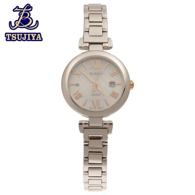 A SHEEN Silver Quartz Tsujiya Pawn Shop W1350, SHS-4502 Ladies' Watch, Dial, (Solar)