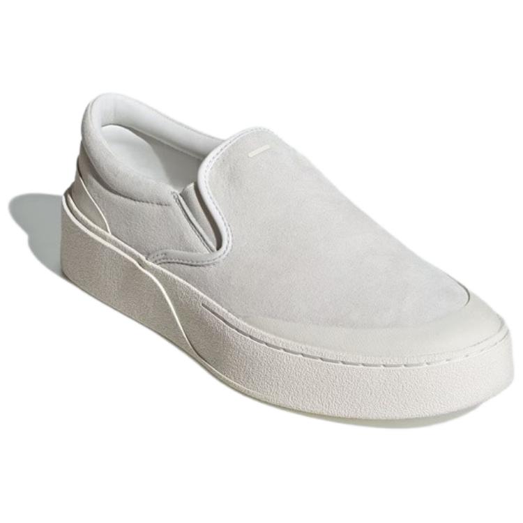 Adidas Labcourt Minimalist Comfortable Slip-Resistant Durable Low-Top Skate Shoes Unisex Sneakers Gray White JS4171