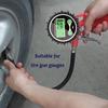 Manometro digitale per gas con attacco NPT da 1/4 di pollice in basso e protezione in gomma, 200 PSI, Precisione 1%