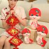 New Year Snake Plush Doll Strawberry Cartoon Plush Animal Doll  Children Gift
