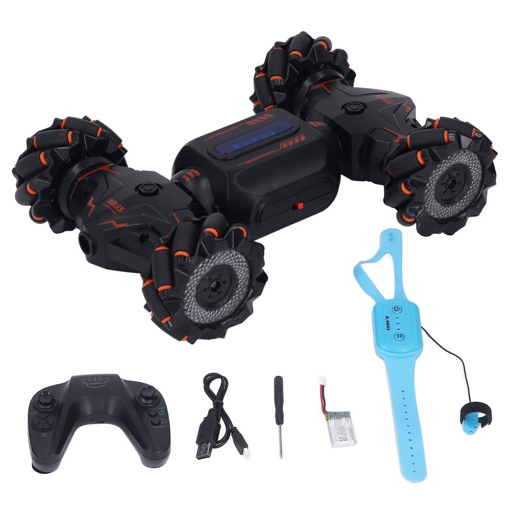 RC Stunt Car 2.4G Remote Control Gesture Sensor Toy 2 Sided Rotating Off Road Vehicle 360 Degree