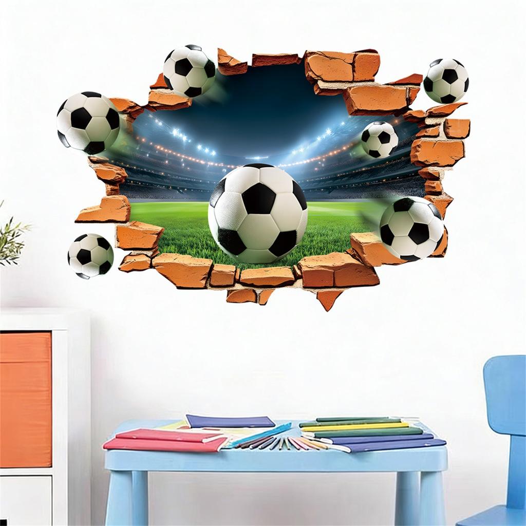 Football Stickers, Festive Atmosphere Elements, Decorative Wall With Adhesive Wall Stickers