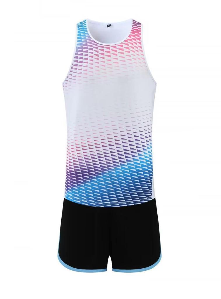 Unisex schnelltrocknende schweißableitende Leichtathletik-Teamuniform-Sets für die Schule und das Marathon-Training