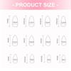 Colorful Plastic Artificial Nail 24Count French Tip Design Multipurpose For Office Event And Social Gatherings
