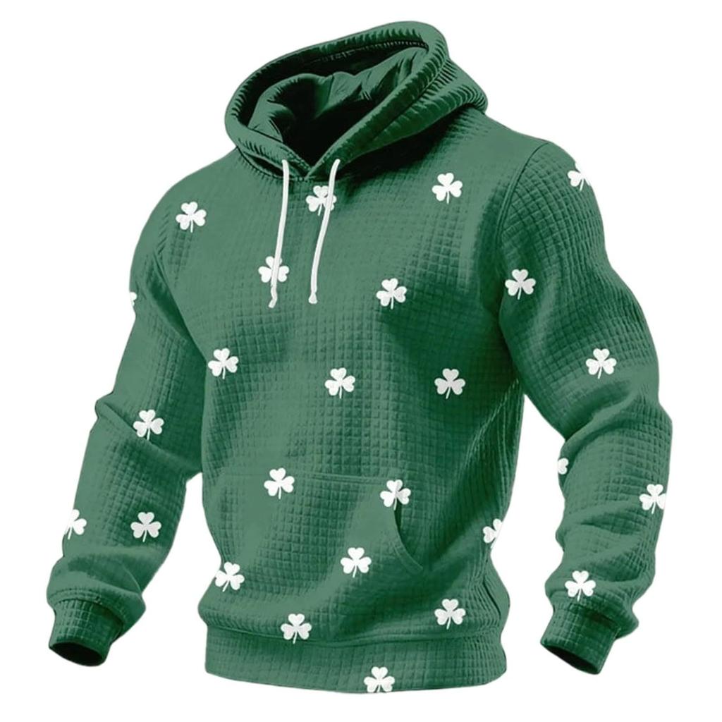 Herren Irisch Freizeit Grafik Strickpullover Freizeithemd Urlaubsoutfit