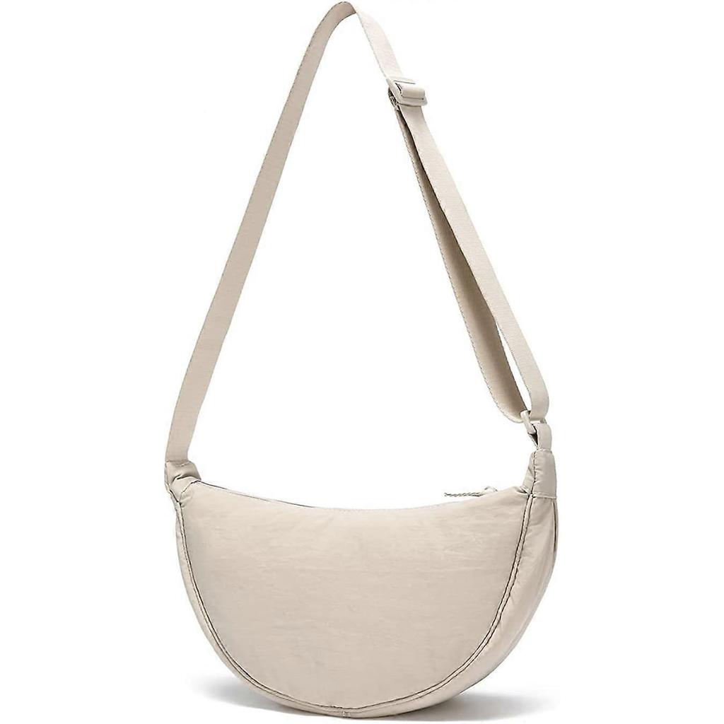 Crescent Bag for Women Men Small Sling Crossbody Bag with Half Moon Shape