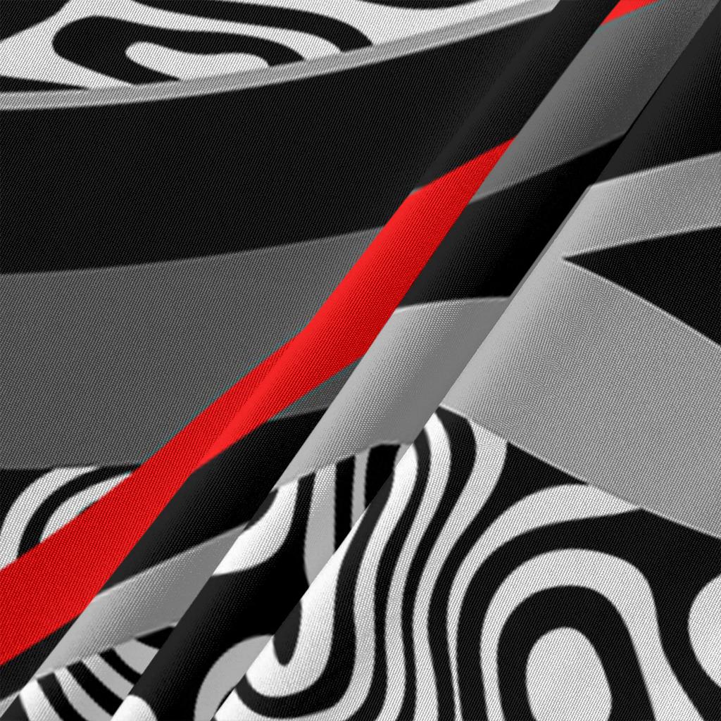 Abstract Lines Gradient Colors Round Tablecloth Waterproof Table Cover For Wedding Party Decoration Dining Table Cover