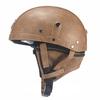 Unisex Leather Helmets for Motorcycle Retro Half Cruise Helmet Motorcycle Helmet