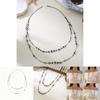Elegant Necklace Multilayer For Women With Vintage Antique Finish Gift Idea
