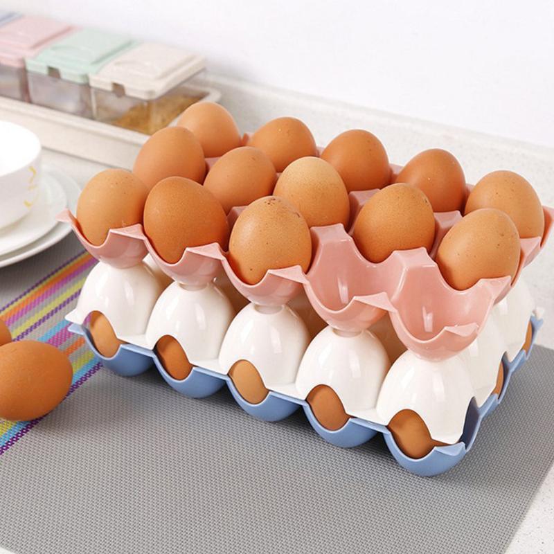 Egg Storage Rack Multi Layer Kitchen Organizer Easy Clean Egg Tray for Home Refrigerator Use