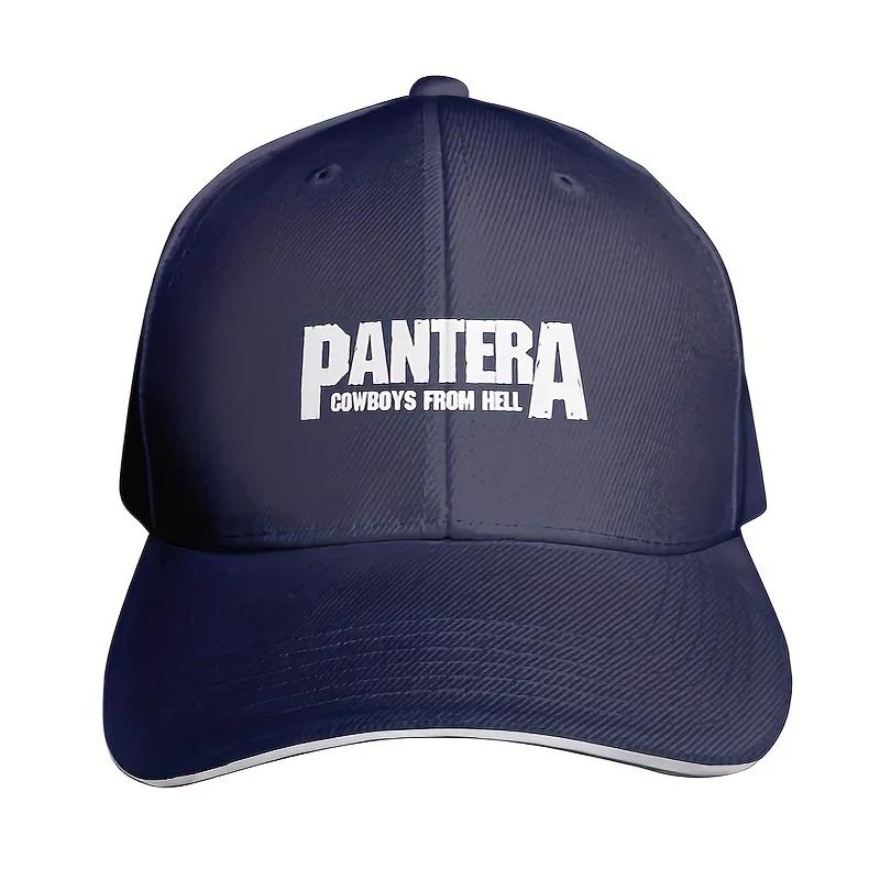 

Pantera Band From Hell Baseball Cap - Black, Lightweight Polyester, Adjustable Fit, Casual Style, Hand Wash or Dry Clean Adjustable