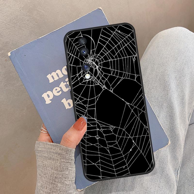 Spider Web Head Mask Case For Honor Magic 8 5 6 7 Pro Cover For Honor 400 200 Lite 50 70 90 X8a X8b X9a X9b X9c