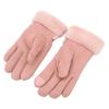 Pink USB Heating Gloves Hand Warmer Touch Screen Design Adjustable Temperature for Women Skiing