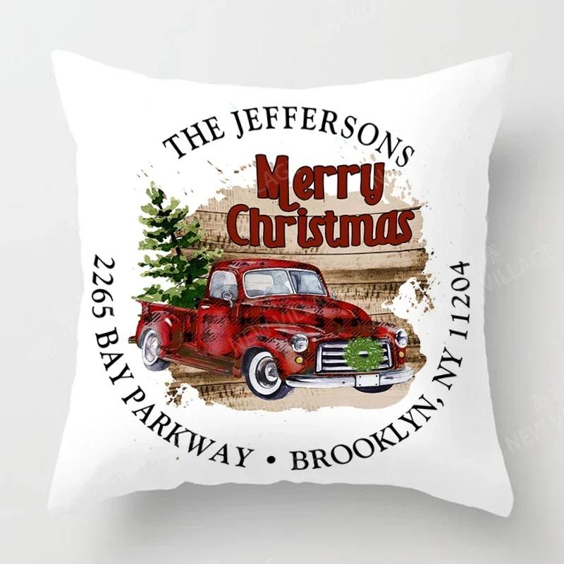 Christmas Series Pillowcases Sofas Cushion Covers Home Decor Can Be For Holiday Celebrations 40X40 50X50 60X60 35X35