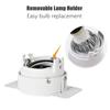 Anti-glare Frameless Recessed LED Ceiling Downlight Bracket Spotlight Adjustable Frame GU10/MR16/11 Lamp Holder Fitting Fixture
