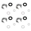 4 Set Fuel Injectors Seals O Ring Kit 03C198149 Fuel Nozzle Seal Replacement for CC EOS