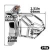 Small Penis Lock Male Steel Cock Cage Chastity Device Penis Ring Erotic Metal Bondage Husband Loyalty Sex Toys For Men Gay 18+