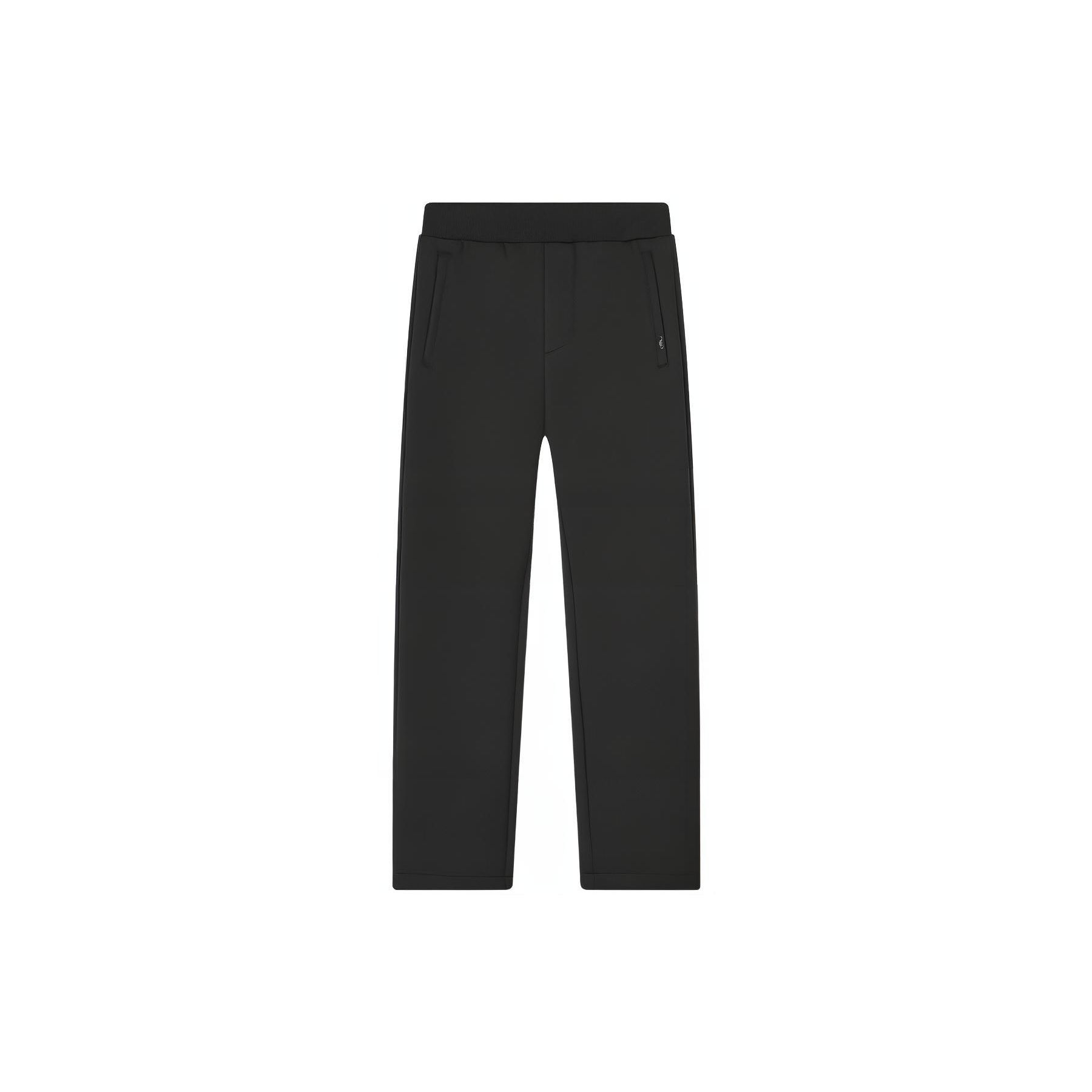 

FILA Solid Color Straight Leg Casual Knit Sports Pants Men Bottoms Black F11M412602FBK M