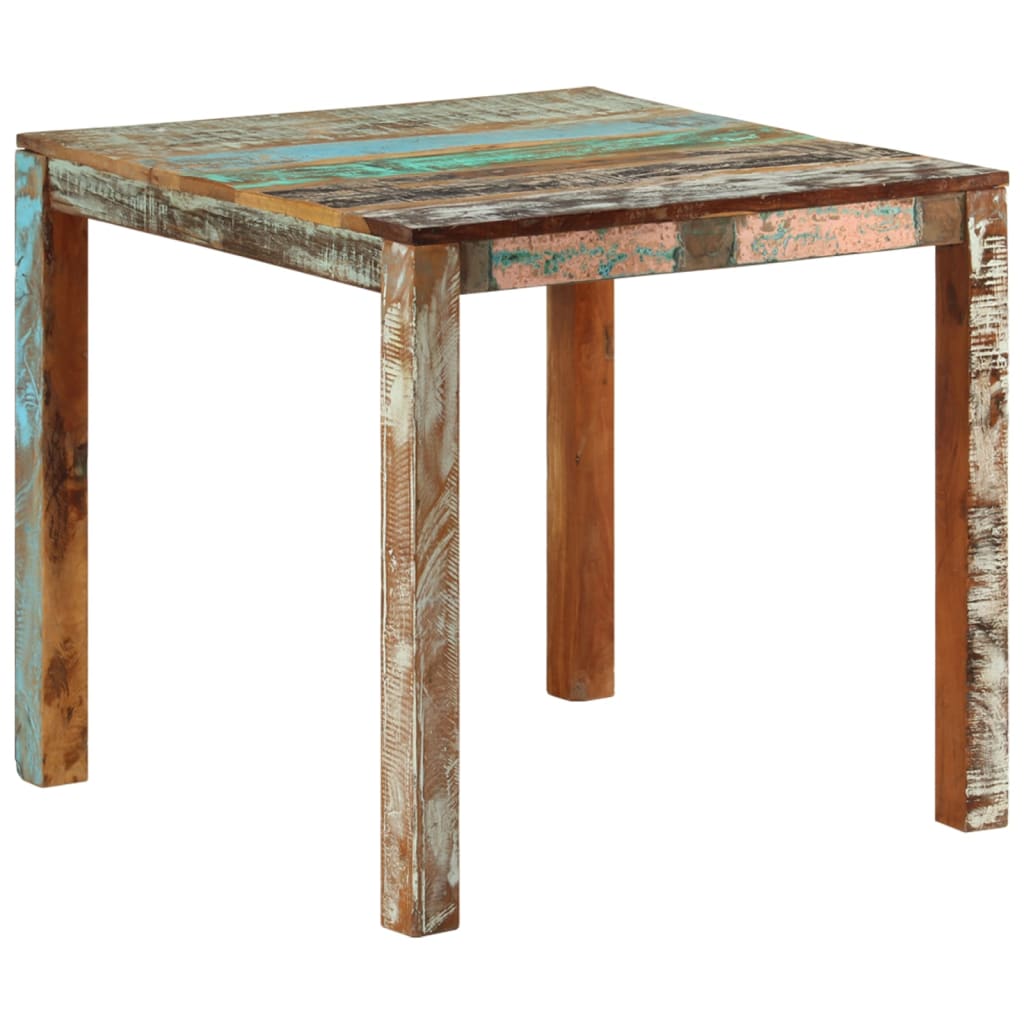 Dining Table 82 x 80 x 76 cm Solid Reclaimed Wood
